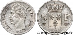 1/4 franc Charles X 1830 Lille F.164/42