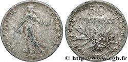 50 centimes Semeuse 1907 Paris F.190/14