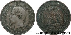 Dix centimes Napoléon III, tête nue 1853 Bordeaux F.133/7