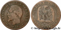 Cinq centimes Napoléon III, tête nue 1855 Bordeaux F.116/24