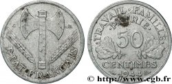 50 centimes Francisque, légère 1944 Castelsarrasin F.196/6