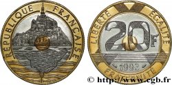 20 francs Mont Saint-Michel BU (Brillant Universel), frappe médaille 1993 Pessac F.403/8