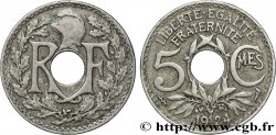 5 centimes Lindauer, petit module 1924 Poissy F.122/9