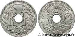5 centimes Lindauer, maillechort 1939 Paris F.123A/3