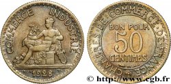 50 centimes Chambres de Commerce 1928 Paris F.191/10