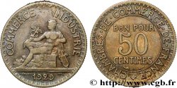 50 centimes Chambres de Commerce 1929  F.191/11