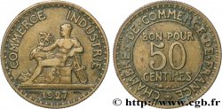 50 centimes Chambres de Commerce 1927 Paris F.191/9