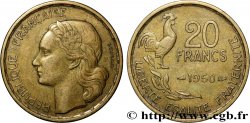 20 francs G. Guiraud, 4 faucilles 1950  F.402/3