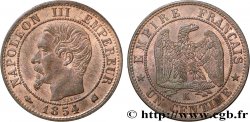 Un centime Napoléon III, tête nue 1854 Bordeaux F.102/13