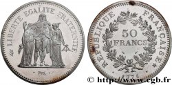 Piéfort Argent de 50 francs Hercule  1974 Pessac GEM.223 P1