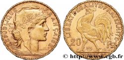 20 francs or Coq, Dieu protège la France 1905 Paris F.534/10