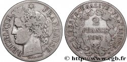 2 francs Cérès, avec légende 1871 Paris F.265/3