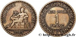 1 franc Chambres de Commerce 1926 Paris F.218/8