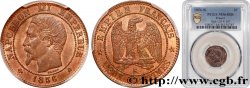 Deux centimes Napoléon III, tête nue 1856 Bordeaux F.107/41