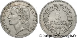 5 francs Lavrillier, nickel 1933  F.336/2