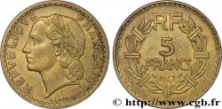 5 francs Lavrillier, bronze-aluminium 1947  F.337/9