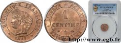 1 centime Cérès, ancre barrée 1879 Paris F.104/9