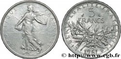 5 francs Semeuse, argent 1961 Paris F.340/5