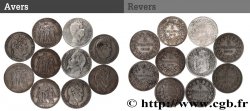 Lot de dix écus de 5 francs n.d.  F.-/