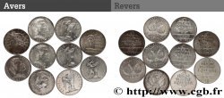 Lot de 10 pièces de 100 francs commémoratives - - F.-/