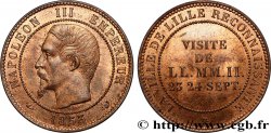 Module de dix centimes, Visite impériale à Lille les 23 et 24 septembre 1853 1853 Lille VG.3365 