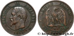 Dix centimes Napoléon III, tête nue 1853 Lille F.133/10