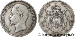 5 francs Napoléon III, tête nue 1856 Paris F.330/6