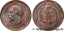 Dix centimes Napoléon III, tête nue 1856 Lyon F.133/37