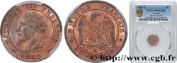 Un centime Napoléon III, tête laurée 1862 Bordeaux F.103/7