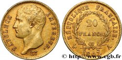 20 francs or Napoléon tête nue, type transitoire 1807 Paris F.514/1