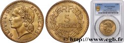 5 francs Lavrillier, bronze-aluminium 1946 Castelsarrasin F.337/8