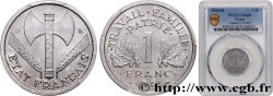 1 franc Francisque, légère 1944 Beaumont-Le-Roger F.223/6