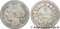 2 francs Cérès, sans légende 1871 Bordeaux F.264/4