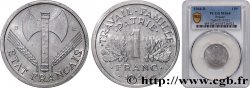1 franc Francisque, légère 1944 Beaumont-Le-Roger F.223/6