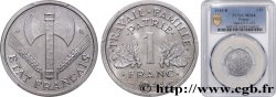 1 franc Francisque, légère 1944 Beaumont-Le-Roger F.223/6