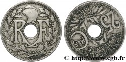 25 centimes Lindauer, Fauté coins tournés à +23 min/+138° 1917  F.171/1 var.