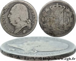 2 francs Louis XVIII 1818 Perpignan F.257/21