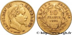 10 francs or Napoléon III, tête laurée 1864 Strasbourg F.507A/7