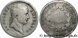 1 franc Napoléon Ier tête laurée, République française 1808 Strasbourg F.204/4