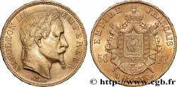 50 francs or Napoléon III, tête laurée 1865 Paris F.548/5