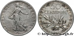 50 centimes Semeuse 1908 Paris F.190/15