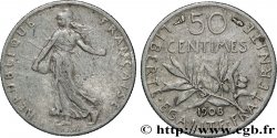 50 centimes Semeuse 1908 Paris F.190/15