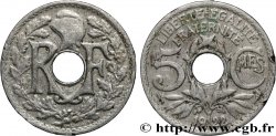 5 centimes Lindauer, petit module 1922 Poissy F.122/5