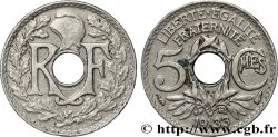 5 centimes Lindauer, petit module 1933 Paris F.122/16