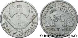 50 centimes Francisque, légère 1944 Castelsarrasin F.196/6