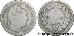 1 franc Louis-Philippe, couronne de chêne 1833 Lille F.210/26