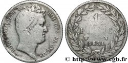 1 franc Louis-Philippe, tête nue 1831 Lille F.209/12