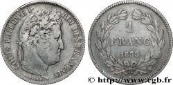 1 franc Louis-Philippe, couronne de chêne 1838 Lille F.210/66