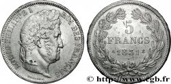 5 francs Ier type Domard, tranche en relief 1831 Paris F.320/1