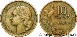 10 francs Guiraud 1951  F.363/4